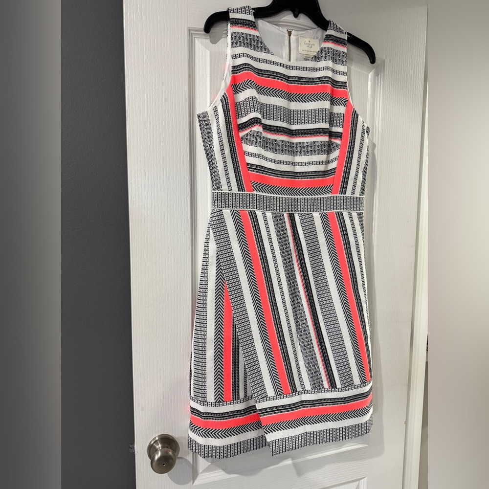 Kate Spade Flights of Fancy Ribbon Jacquard Dress Size 10 - Picture 6 of 8